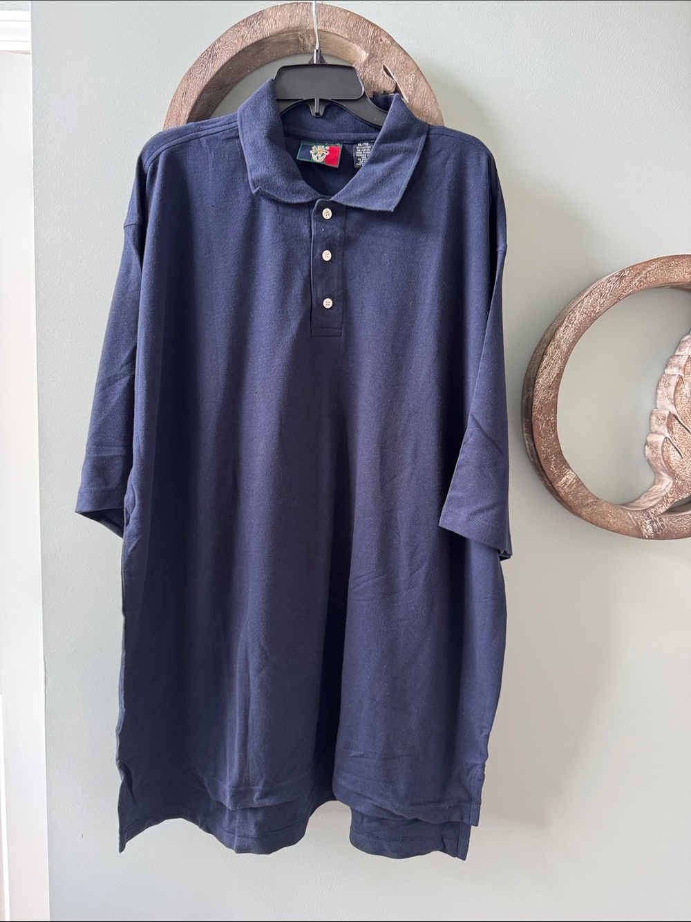 Vintage 90s NWOT Classic Men's Navy Polo Shirt size XL